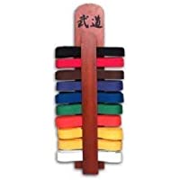 Playwell Artes Marciales Budo Kanji 10 Cinturón Soporte Expositor